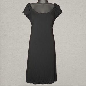 Ann Taylor Black Midi Dress